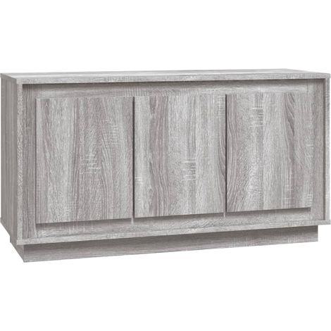 Credenza buffet cassettiera mobile contenitore organizer cucina soggiorno salonsonoma 102 x 35 x 55 cm pannelli compositi grigio 020036269