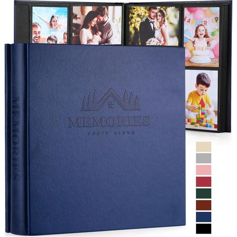 Album photo 10x15 600 photos, grande capacité, couverture en similicuir (1/5)