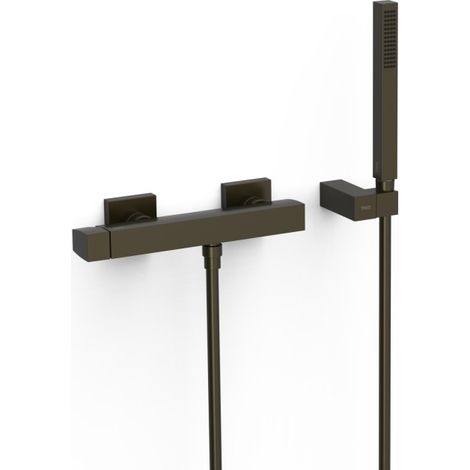 Mitigeur mural pour douche Noir Bronze - TRES 20216701KMB