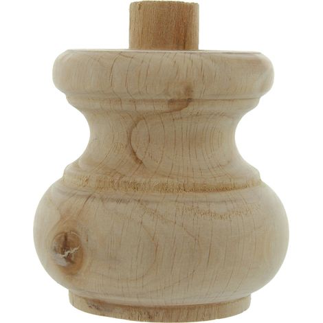 8PZ PIEDE LEGNO GREZZO ART. 53008 MM. 80X75 (1/2)