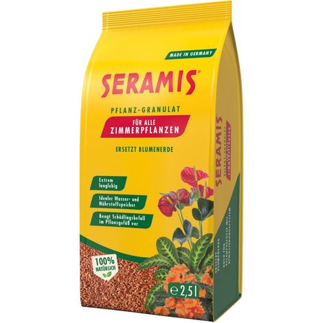Seramis Pflanz-Granulat für Zimmerpflanzen 2,5 L Bodenzusatz (1/4)