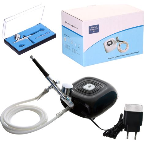 Airbrush-Kompressor-Set für Kosmetik, Modellbau, mit automatischer Abschaltung (1/5)