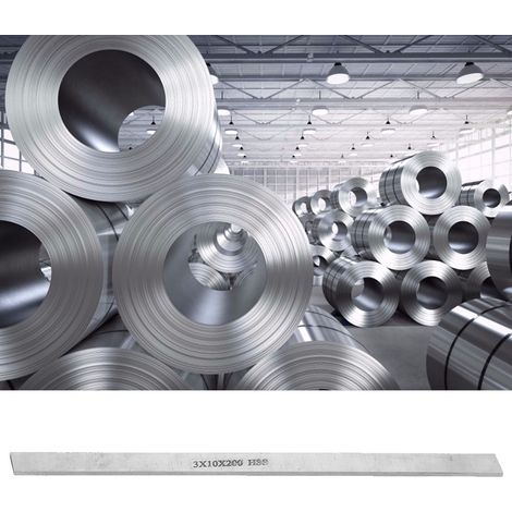 HSS-Drehwerkzeug aus Schnellarbeitsstahl, quadratischer weißer Stahlstab (3 10 200 mm) (1/5)