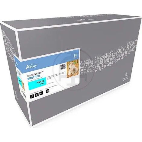 Astar Toner Brother TN423C Cyan Kompatibel Hochwertig