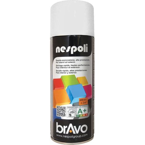 Peinture Aérosol BRAVO NESPOLI - Blanc Neige (600ml) 0,6 L (1/4)