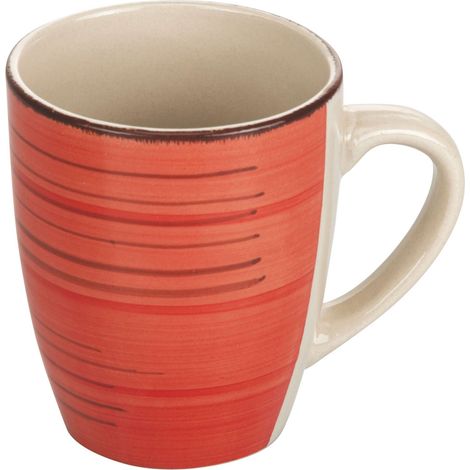LIPARI MUG ROSSO D8,5X10,5H (1/2)