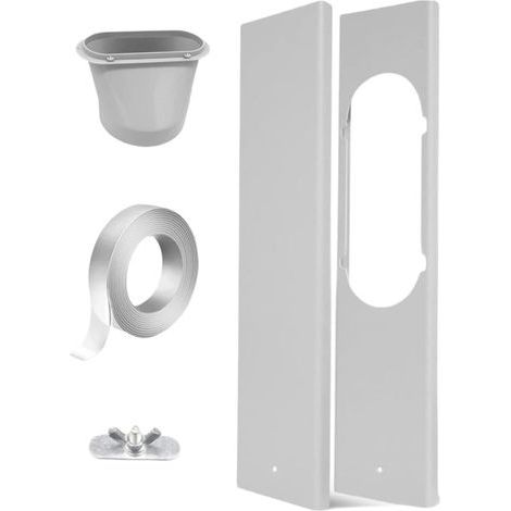 Portable Air Conditioner Window Seal Kit, Easy Installation, Vertical/Horizontal Adjustable, Heavy Duty and Lightweight PVC Universal Vent Kit, Waterproof Seal, Style A (1/5)