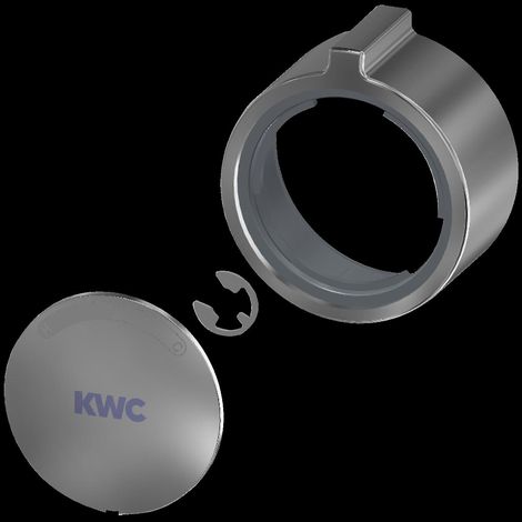 KWC Griffdruckkappe, F3, Warm+kalt Getauscht, 2030052867 (1/2)
