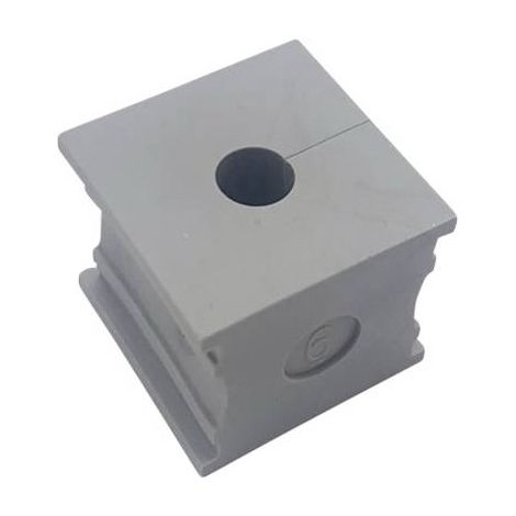 TRU COMPONENTS ELT 6 Passe-câbles fendu Ø max. des bornes 7 mm Elastomère gris 1 pc(s) (1/3)