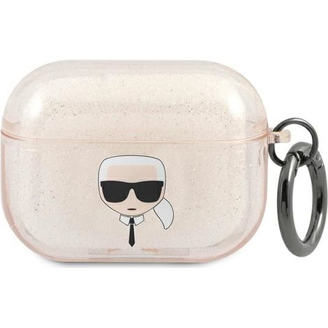 Custodia per AirPods Pro Karl Lagerfeld Glitter Gold (1/3)