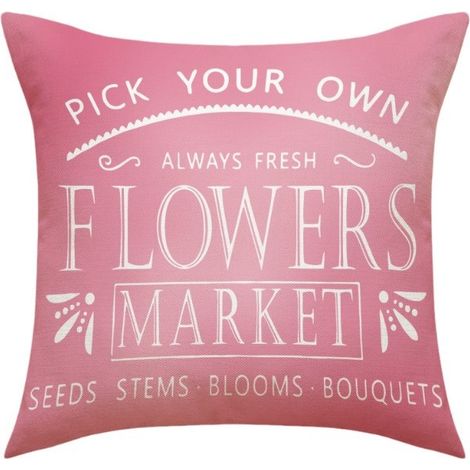 Federa 45x45 cm, fiori, mercato, decorativa, JAŚ per divano