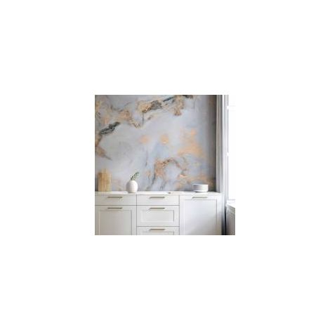 Carta da parati artgeist marmo bianco oro 250x175 cm