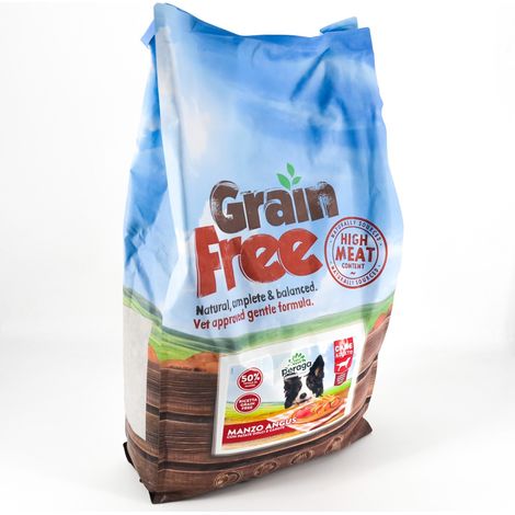 CROCCHETTE PERAGA GRAIN FREE PER CANE ADULTO 12KG MANZO ANGUS CIBO PER CANI