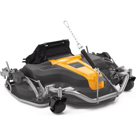 STIGA Combi 100 Q PLUS Piatto Di Taglio, 100 cm, Altezza 25–90 mm – Mulching/Scarico Posteriore, QuickFlip – Per Trattorini A Taglio Frontale