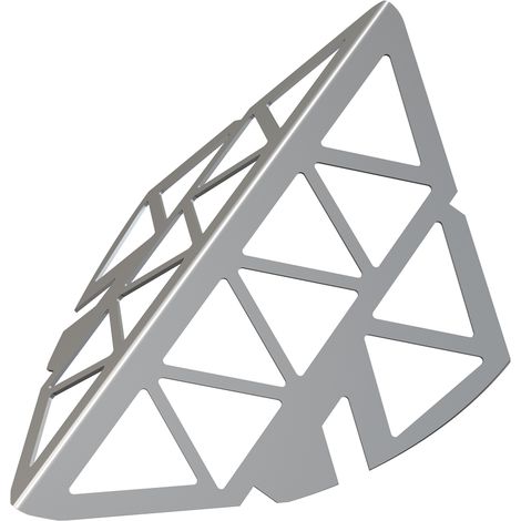 Filtre en acier inoxydable Alcadrain - latéral pour boîte de collecte d'eau de pluie (1/2)