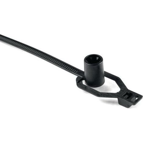 HellermannTyton 115-7110 One-piece strap (x100) for re-openable studs: RT50RS5