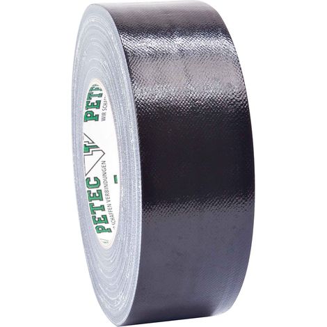 Petec Power Tape Panzerband Schwarz 50 mm x 50 m
