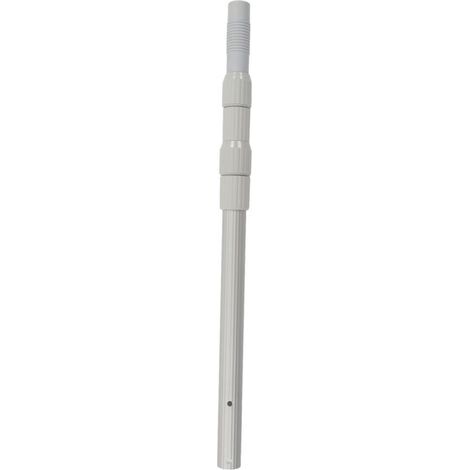 Teleskop-Poolreinigungsstange, verstärkter Griff aus Aluminiumlegierung, Fischernetz, 120 cm Rettungsstange ohne Aufhängeloch, 62 cm/2,4 Zoll - Crezuo