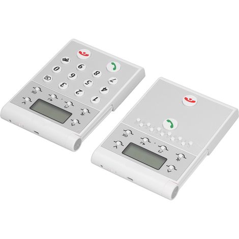 Interphone sans fil duplex intégral communicateur réseau téléphone biper avec batterie rechargeable (1/5)