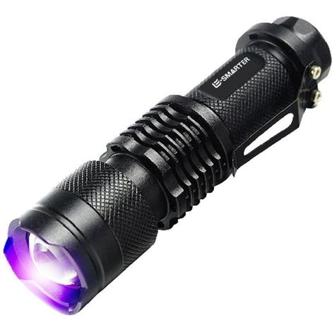 Flashlight UV - Lampe À Ultraviolets 395 nm - Inspection Forensique Et Détection De Substances Fluorescentes - Torche À Focus Réglable - 1 Pièce (1/5)