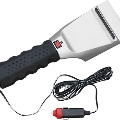 Grattoir à glace pour voitures, grattoir à glace électrique chauffant, 12 V électriquement chauffant (1/4)