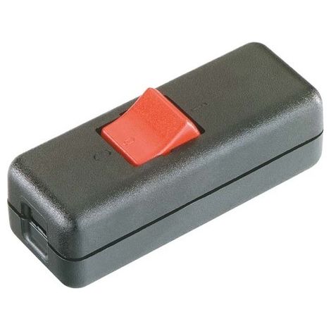 SCHNURZWISCHENSCH. 2P. SW 10A 250V, WIPPE ROT BACHMANN 924.051