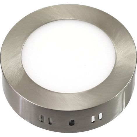 Jandei - Downlight led 6W 6000ºK redondo superficie acabado acero Downlight y Plafones LED