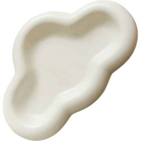 Porte-bijoux nuage en céramique, joli présentoir à bagues, plateau à cosmétiques, crème et accessoires (1/4)