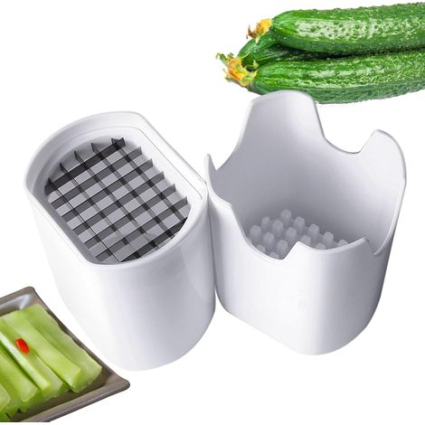 Coupe-légumes, coupe-pommes de terre - Hachoir à fruits et pommes de terre en acier inoxydable,Machine portative de coupeur de chips de fruits de pommes de terre pour les tomates de concombres