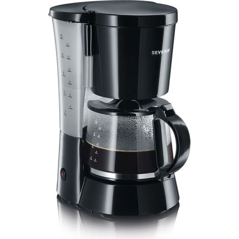 Cafetière Filtre, 800W, 1,4L, Jusqu'à 10 tasses, Système anti-goutte, Porte-filtre amovible, Plaque chauffante, Noir, KA 4479 (1/5)