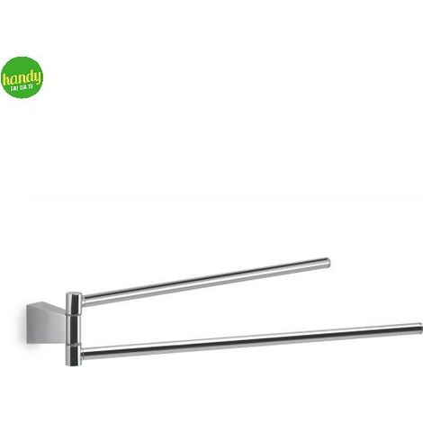 Portasalviette a snodo da muro in acciaio inox e Cromall TN23 Gedy serie TONALE Cromato (1/2)