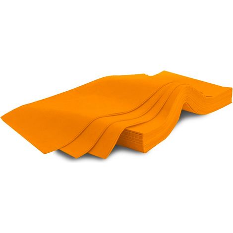 Set 100 Tovaglie Tnt Monosuo Arancio 140x140cm