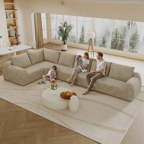 Canapé design contemporain avec accoudoirs confortables — rembourrage en mousse haute densité, structure robuste, matériaux durables, parfait pour créer un espace de vie chaleureux (1/5)