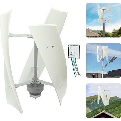 Senderpick – Générateur éolien vertical 100 W – Moteur à lévitation magnétique – Fonctionnement silencieux 30 dB – Installation facile