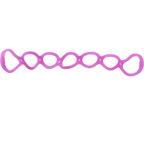 Sangle De Yoga - Bande D Étirement Pour Les Jambes - Entraînement Fitness Et Pilates - Accessoire De Sport Violet (1/5)