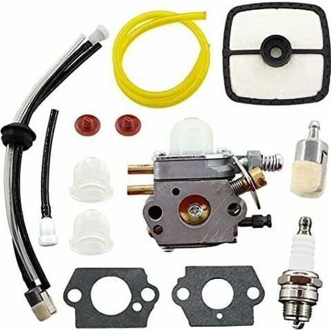 Carburateur avec Filtre à Air pour les modèles Echo SRM2100, SRM2110, SRM2400, SRM2015, SRM2305, SRM2455, PE2000, SHR210, équipé du carburateur Zama C1U-K52, C1U-K53, C1U-K29, C1U-K47... (1/5)