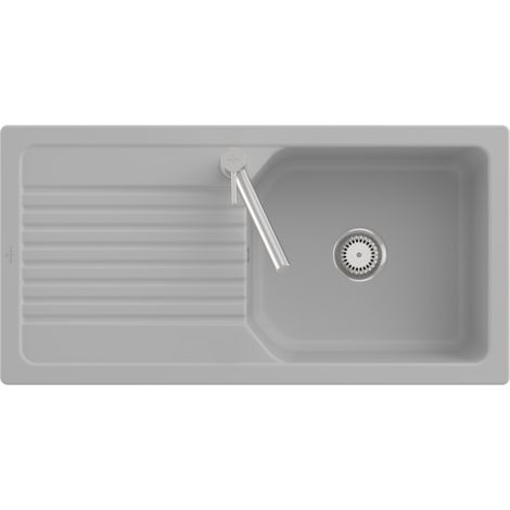 VB Einbauspüle Linara 60 338601 1000x510mm Rechteck Steam CeramicPlus (1/2)