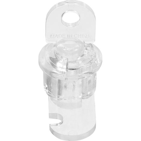 Verrou à Came Acrylique Transparent avec Clé, 1 Set  Design Compact et Invisible, pour Vitrine et Armoire, Usage en Musée Magasin (1/5)