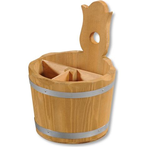 Organizador de cubiertos de madera (1/5)