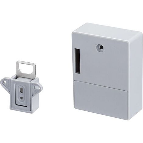 Serrure électronique intelligente à capteur invisible, serrure de meuble, serrure de porte intelligente, serrure à carte à puce numérique, quincaillerie pour tiroir et armoire (1 ensemble)