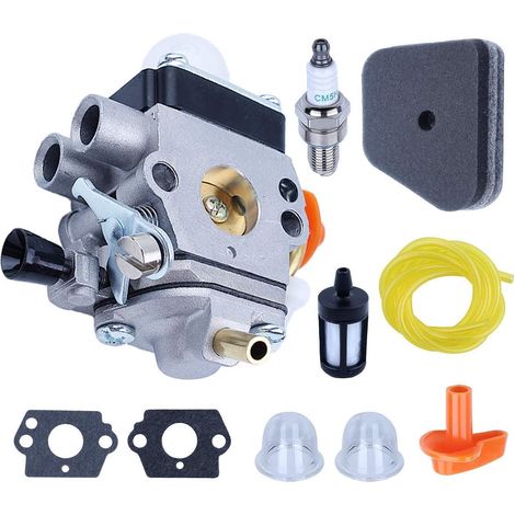 Trimmer Carburetor Air Fuel Filter for Stihl FS100 FS110 FS87 FS90R with Primer Bulb Carburetor Gasket Fuel Line OEM Spare Parts for Zama C1Q-S174 S173 S176 (1/5)