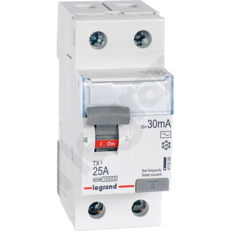 Disyuntor diferencial P302 2P 25A 30MA TIPO AC TX3 (1/4)