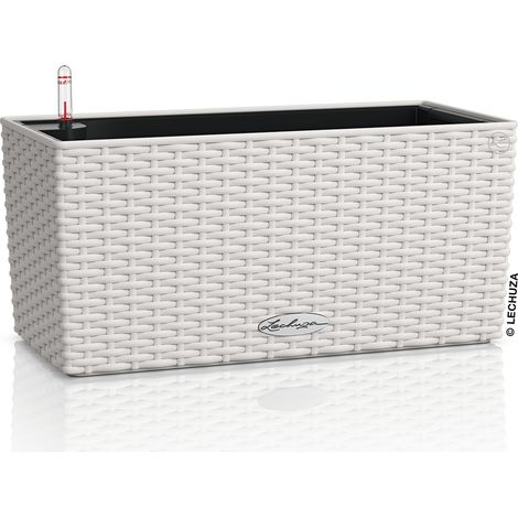 LECHUZA® Blumenkasten BALCONERA Cottage 40 Lichtgrau All-in-One (1/3)
