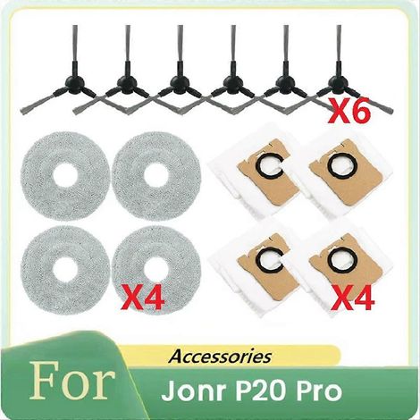 Lot de 14 pour P20 Pro accessoires de balayeuse brosse principale et latérale filtre chiffon sac à poussière (1/5)