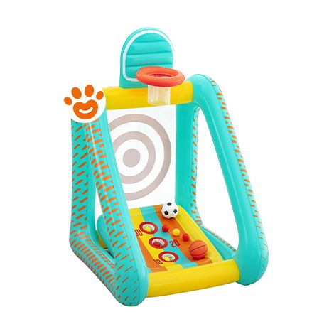 Bestway Gioco Perfect Aim 3 in 1 (109x127x178cm) Art. 52813 - Confezione 1 Pezzo - Gonfiabili