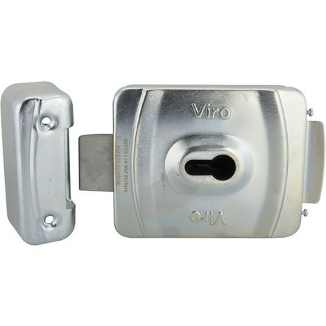 Serrure électrique V90 24Vcc – Installation verticale/horizontale – Pêne dormant rotatif en laiton – Caisse acier zingué – Viro (1/2)