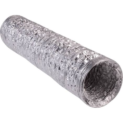 Wallair N55911 Tube de ventilation flexible aluminium (Ø x L) 15.2 cm x 10 m argent (1/2)