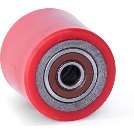 Rouleau de palette - MESO - PU - 80x70 - 450kg - Alésage 17mm