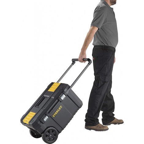 Carrello porta utensili organizer con cassetto e maniglia Essential Stanley STST1-80150