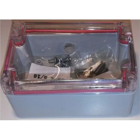 Abtech ZP5 Industrial enclosure with PC - transparent cover - 120x80x55mm